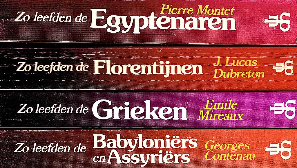 Zo leefden de Egyptenaren-Babyloniërs- Florentijnen-Grieken, Boeken, Overige Boeken, Gelezen, Ophalen of Verzenden