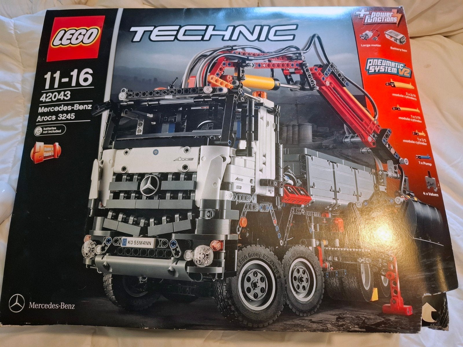 LEGO- TECHNIC - 42043 - MERCEDES AROCS, Lego, Ensemble complet, Comme neuf, Enlèvement
