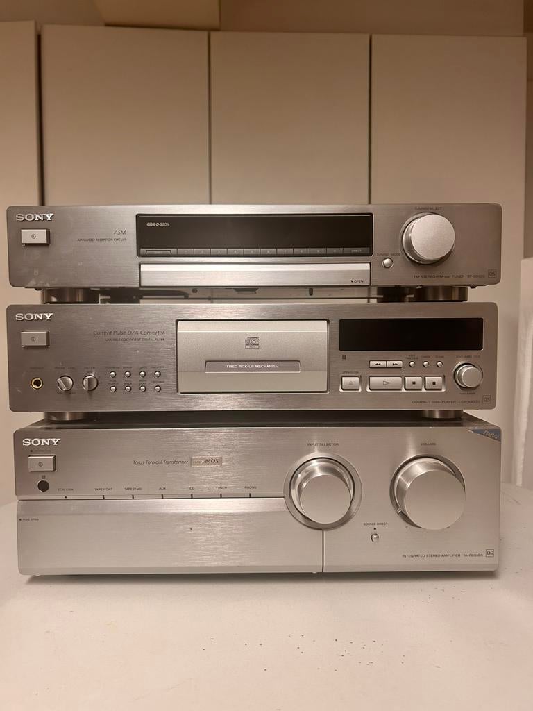 Sony HiFi set + subwoofer – krachtige sound (Made in Japan), TV, Hi-fi & Vidéo, Tuner ou Radio, Comme neuf, Enlèvement, Sony