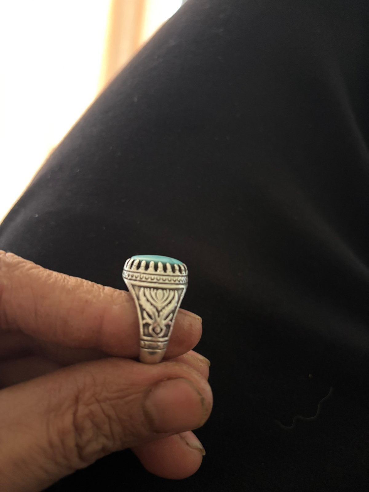 Ring, Handtassen en Accessoires, Ringen, Ophalen, Zo goed als nieuw