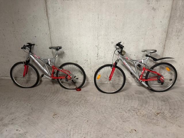 2 terreinfietsen TopBike, Ophalen, Gebruikt, Aluminium, Velgrem