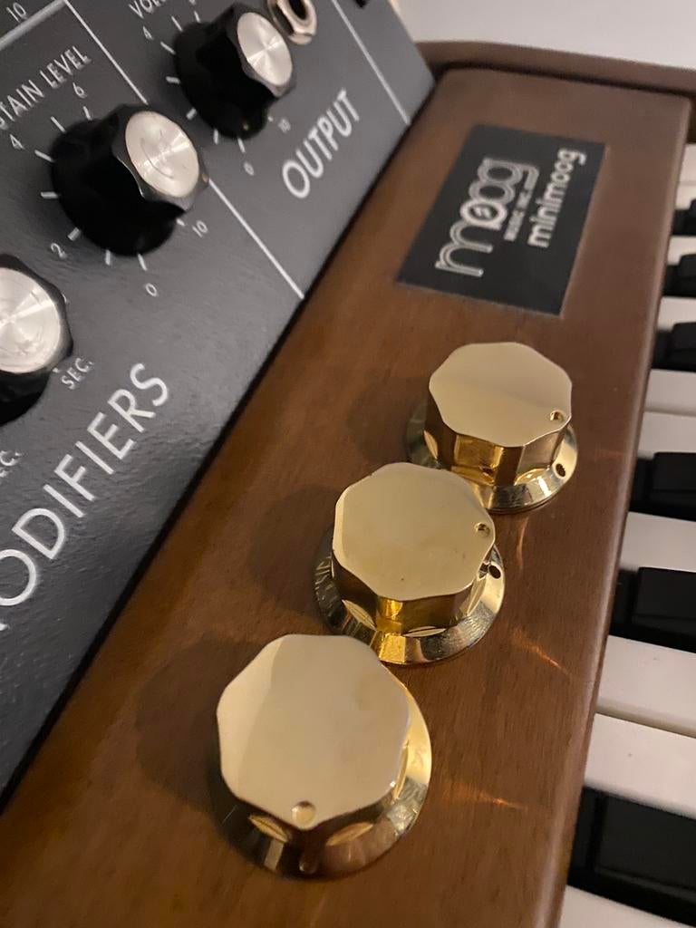 Brass Moog Voyager knob, Ophalen of Verzenden, Zo goed als nieuw