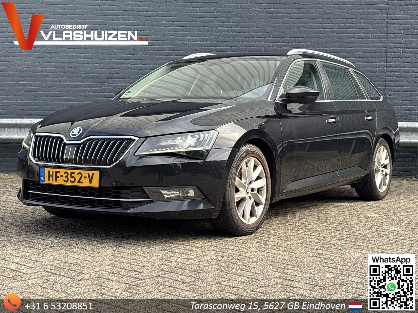Skoda Superb Combi 1.6 TDI Ambition Business | € 6.400,- NET, Auto's, Automaat, Zwart, Zwart, Bedrijf