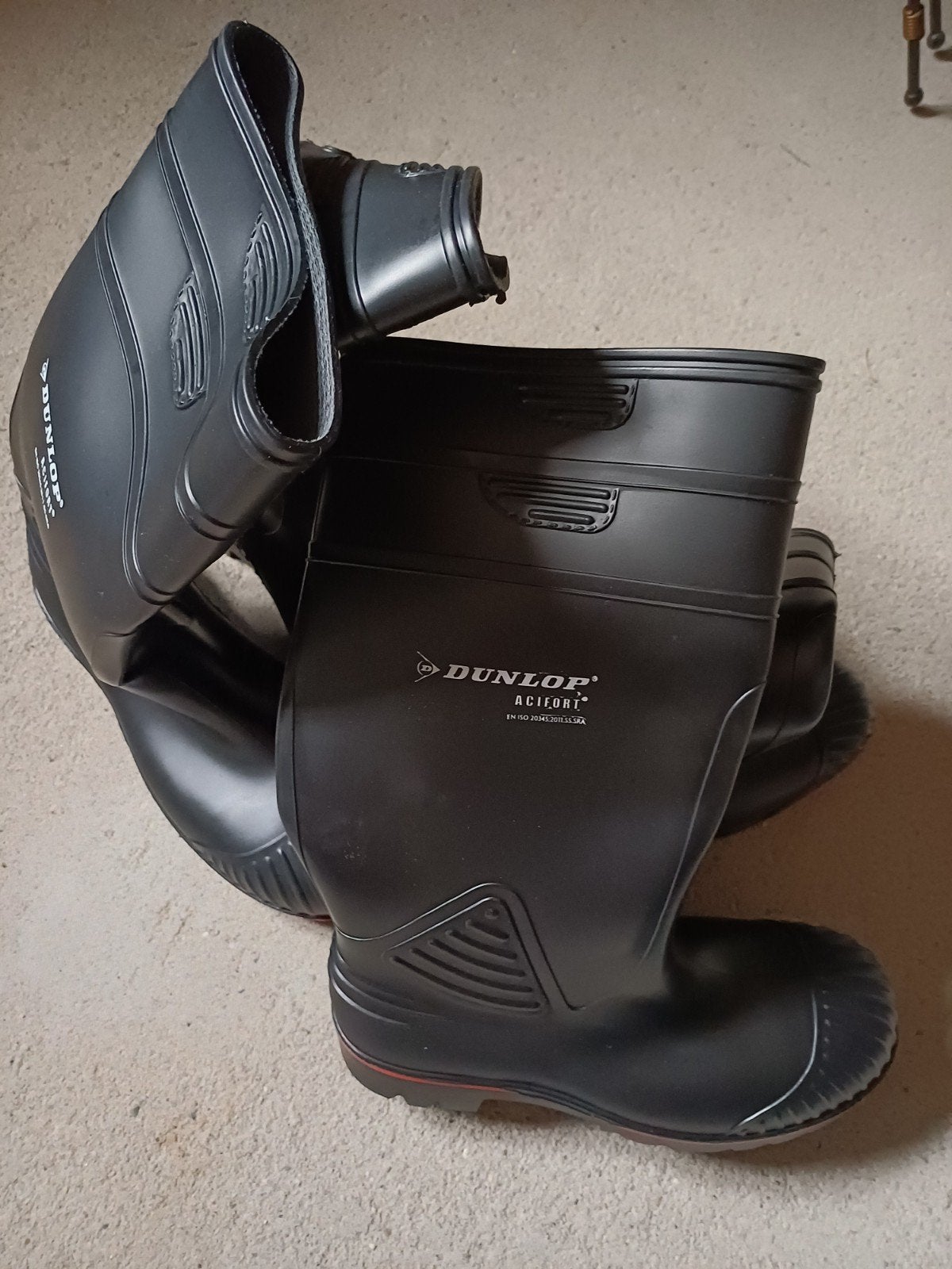 Dunlop botten swart 42 en 43, Tuin en Terras, Ophalen, Nieuw