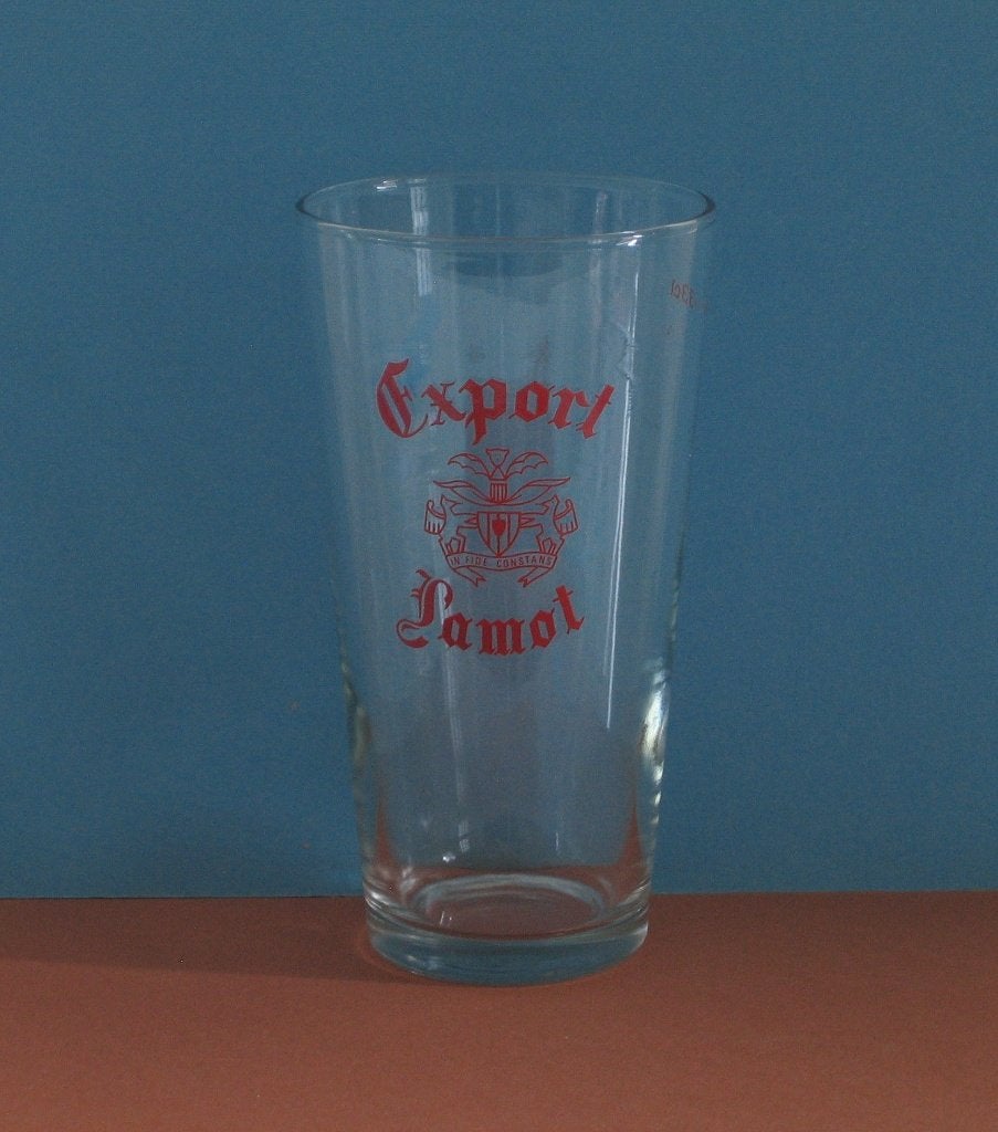 BIERGLAS LAMOT 39, Verzamelen, Biermerken, Ophalen, Gebruikt, Glas of Glazen, Overige merken