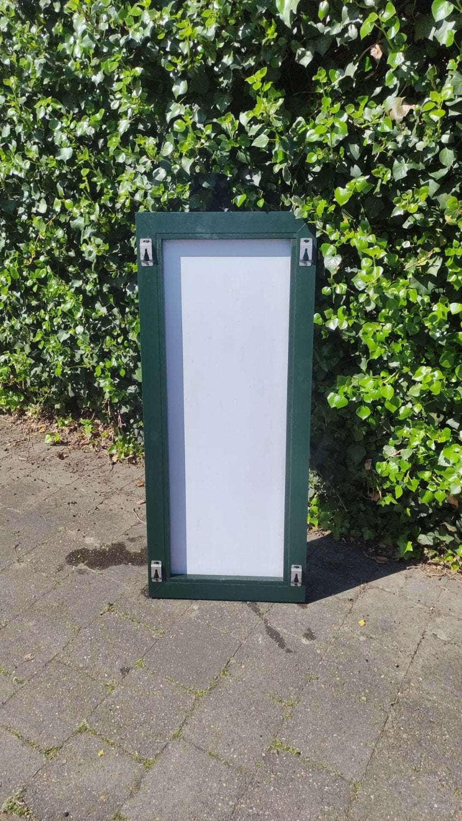 Sierluiken groen wit, 4 stuks, goede staat, Doe-het-zelf en Bouw, Ophalen