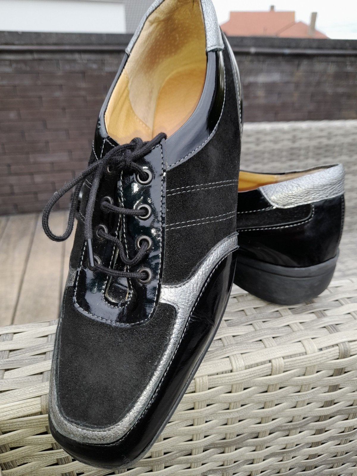 Chaussures d'hiver noires à semelle en caoutchouc M 40, Vêtements | Femmes, Comme neuf, Enlèvement, Damart, Noir