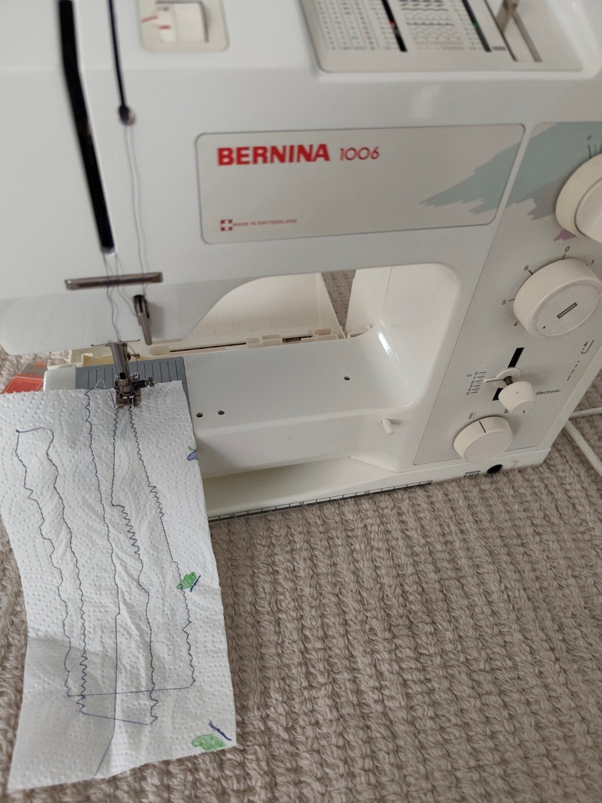 machine à coudre Bernina 1006, Ophalen, Bernina
