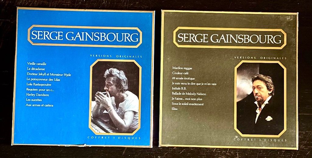 2 Coffrets Serge Gainsbourg, 12 pouces, Enlèvement ou Envoi, Pop, Coffret