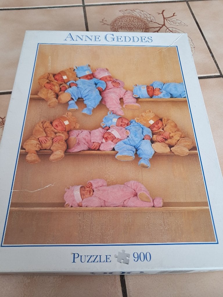 Puzzel anne geddes, Ophalen, 500 t/m 1500 stukjes, Zo goed als nieuw, Legpuzzel