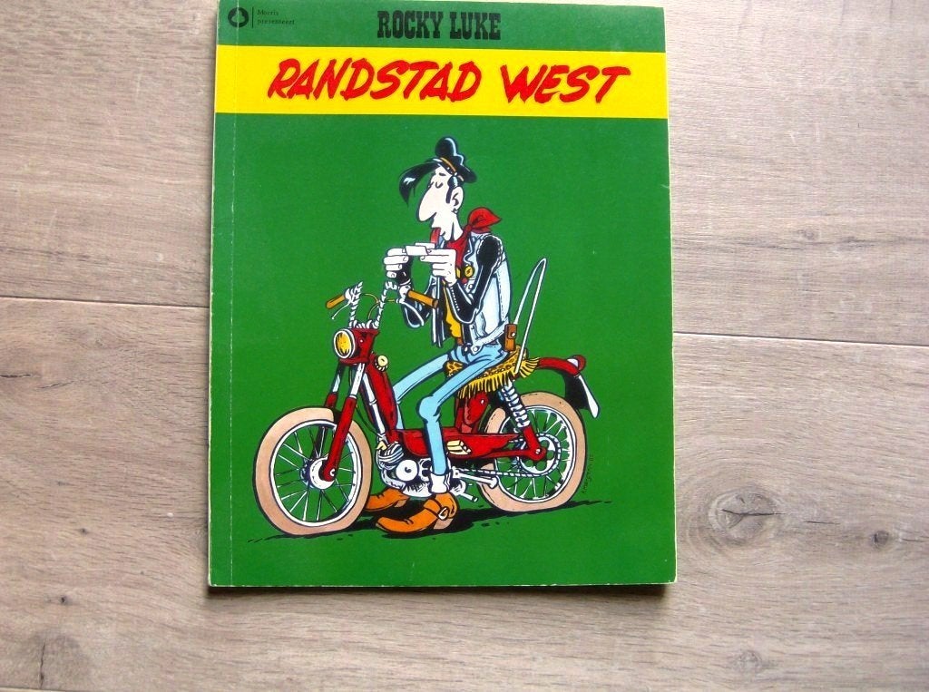 Rocky Luke - Randstad West - 1988 - Parodiestrip, Enlèvement ou Envoi