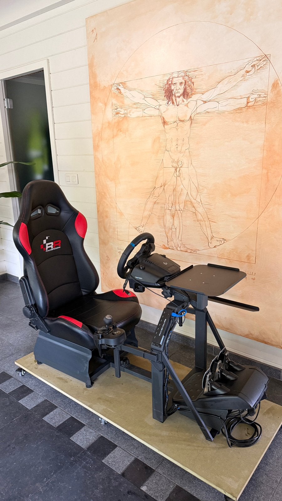 COMPLETE SIM-RACING COCKPIT – RACEROOM / LOGITECH G29, Ophalen, Zo goed als nieuw