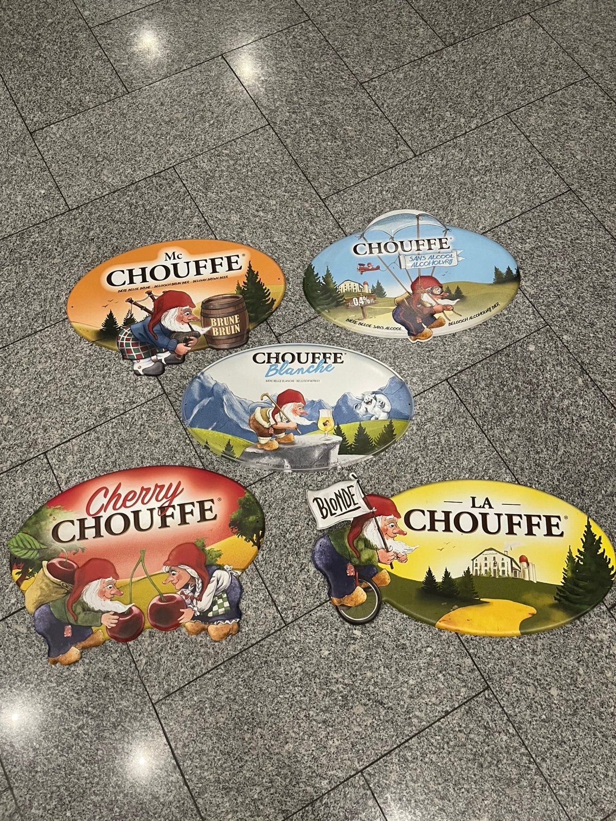 Chouffe borden, Enlèvement, Comme neuf