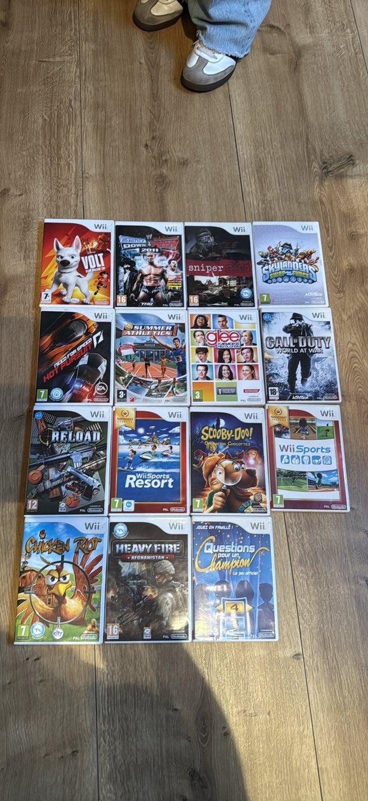 Lot de jeux de Wii en tres bon etat, Enlèvement, Utilisé