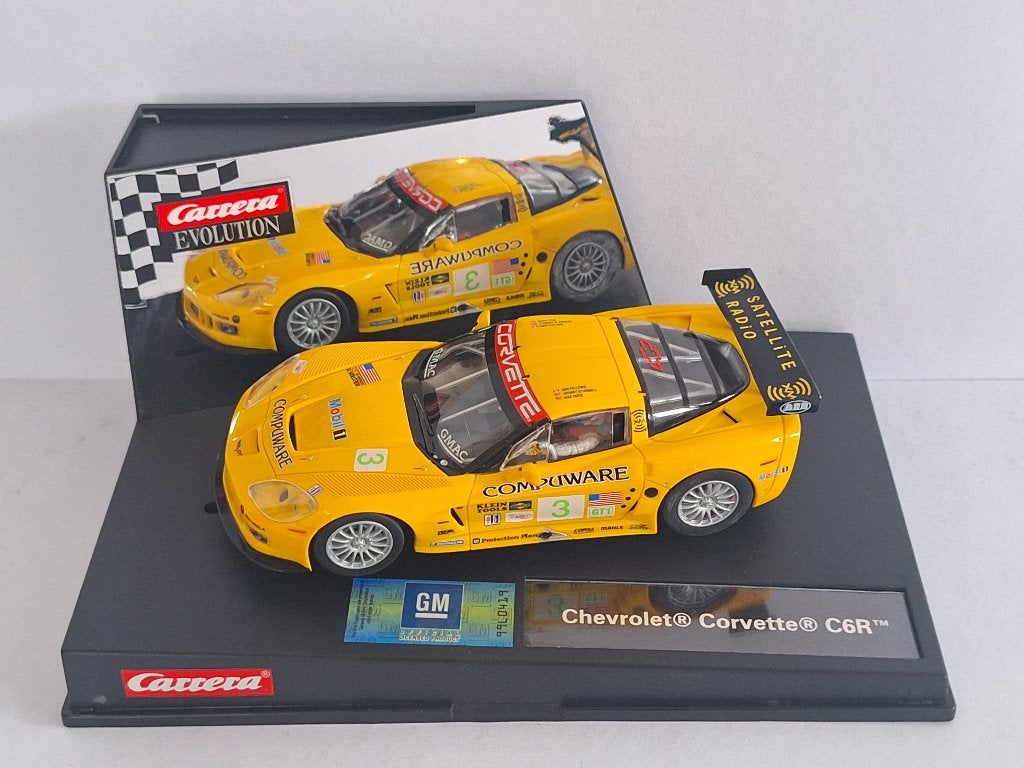 Carrera Evolution Chevrolet Corvette C6R Met Licht 27136, Racebaan, Carrera, Nieuw, Ophalen of Verzenden