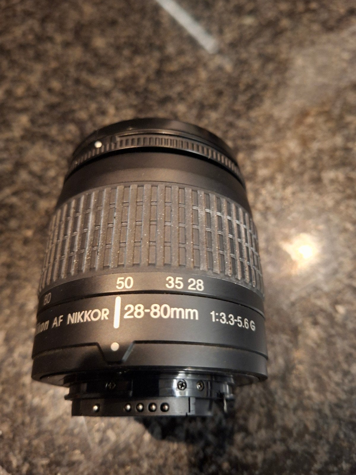 Nikon f65 met AF 28-80 lens,deurtje camera defect, Enlèvement ou Envoi, Nikon