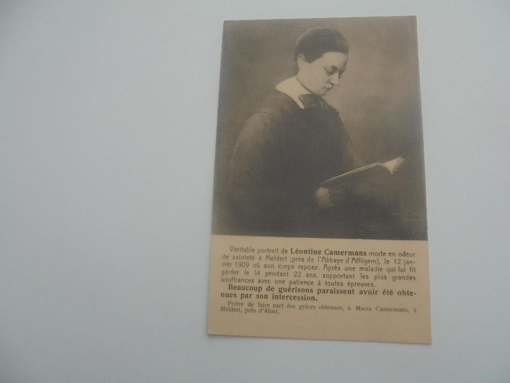 léontine camermans, Verzenden, Voor 1920, Ongelopen, Sterren en Beroemdheden