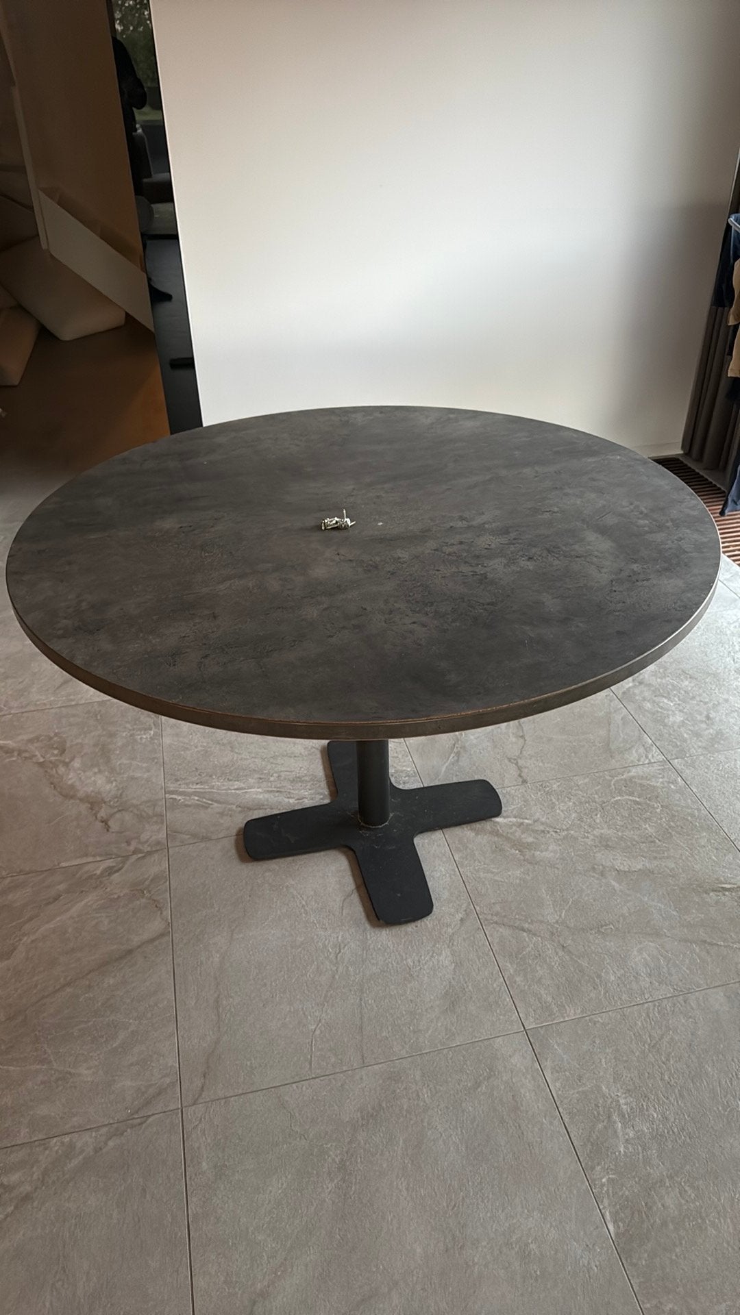 Ronde tafel diameter 120 cm, Huis en Inrichting, Ophalen, Gebruikt, Rond, 100 tot 150 cm