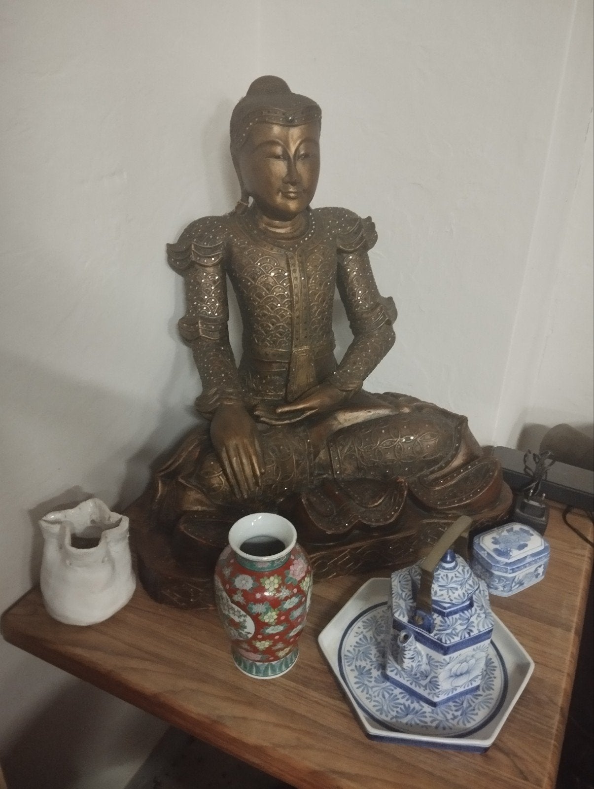 Buddha beeld, Enlèvement