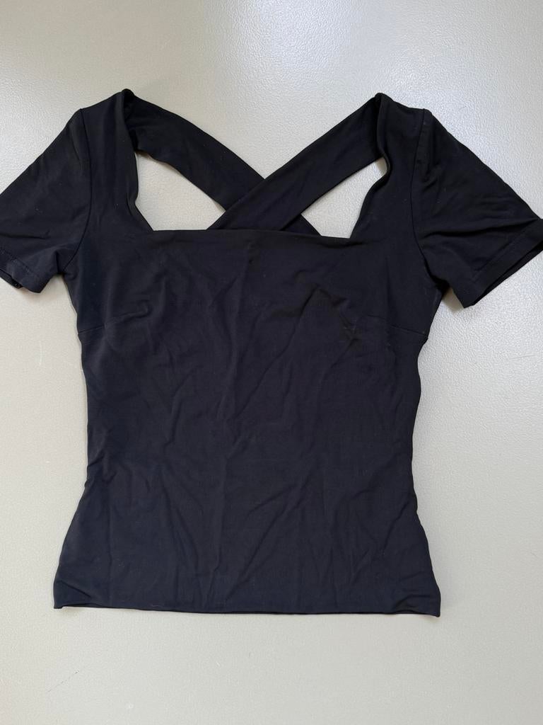 ZGAN bandjestopje La Perla, diepzwart, Kleding | Dames, Verzenden, Zwart, Zo goed als nieuw, Korte mouw