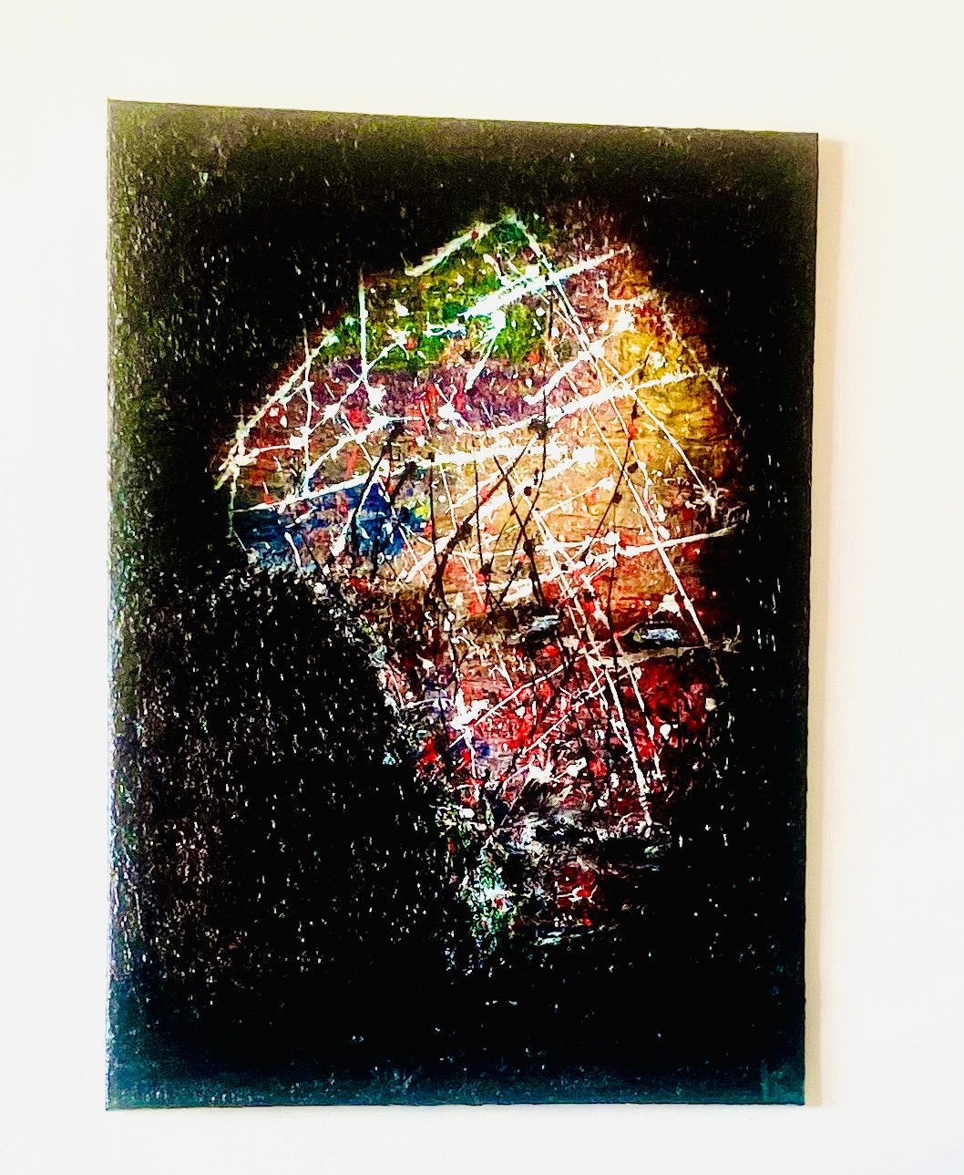 Eigen schilderij ,90 cm op 65 cm, Antiek en Kunst, Kunst | Schilderijen | Abstract, Ophalen