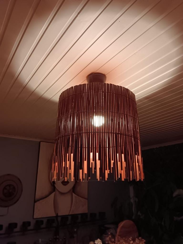 Hanglamp, Ophalen, Hout