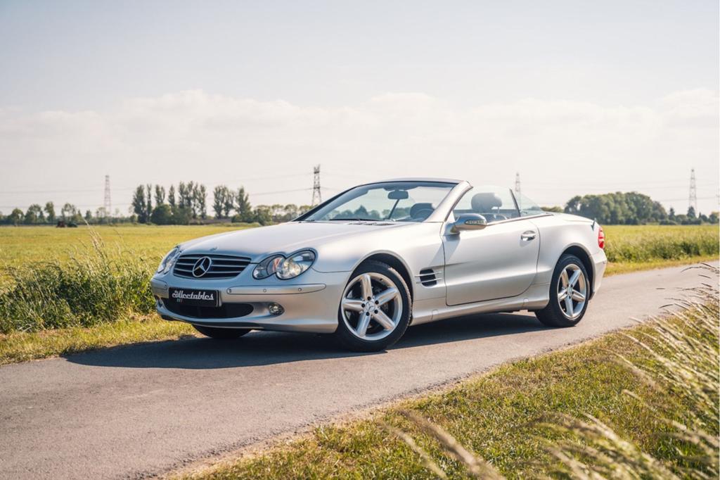 Mercedes-Benz SL 350 origineel NL geleverd, Autos, Argent ou Gris, Entreprise, Cabriolet, Automatique
