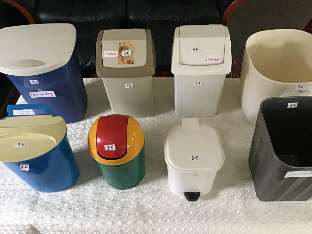 diverse vuilnisbakken/prullenbakken aan 3 euro per stuk, Ophalen of Verzenden, Zo goed als nieuw