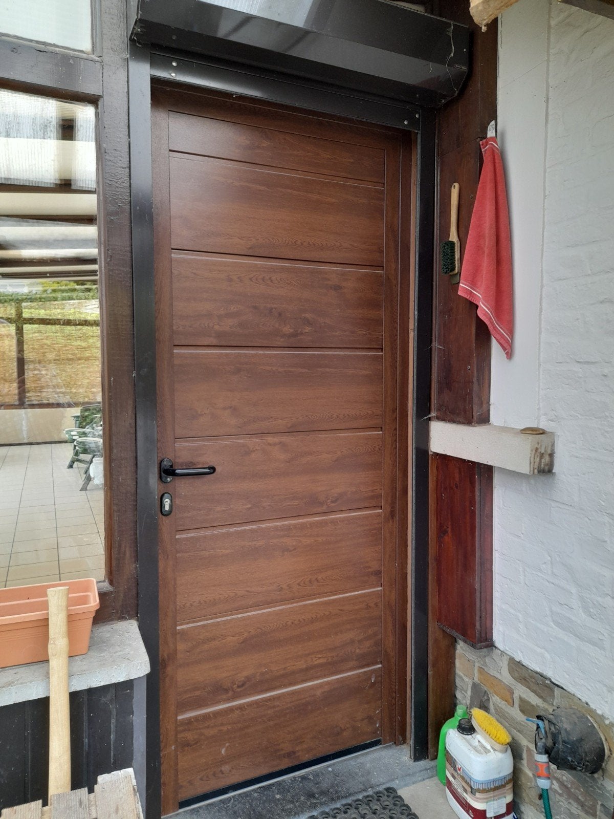 Porte extérieure PVC, Bricolage & Construction, Enlèvement, Utilisé