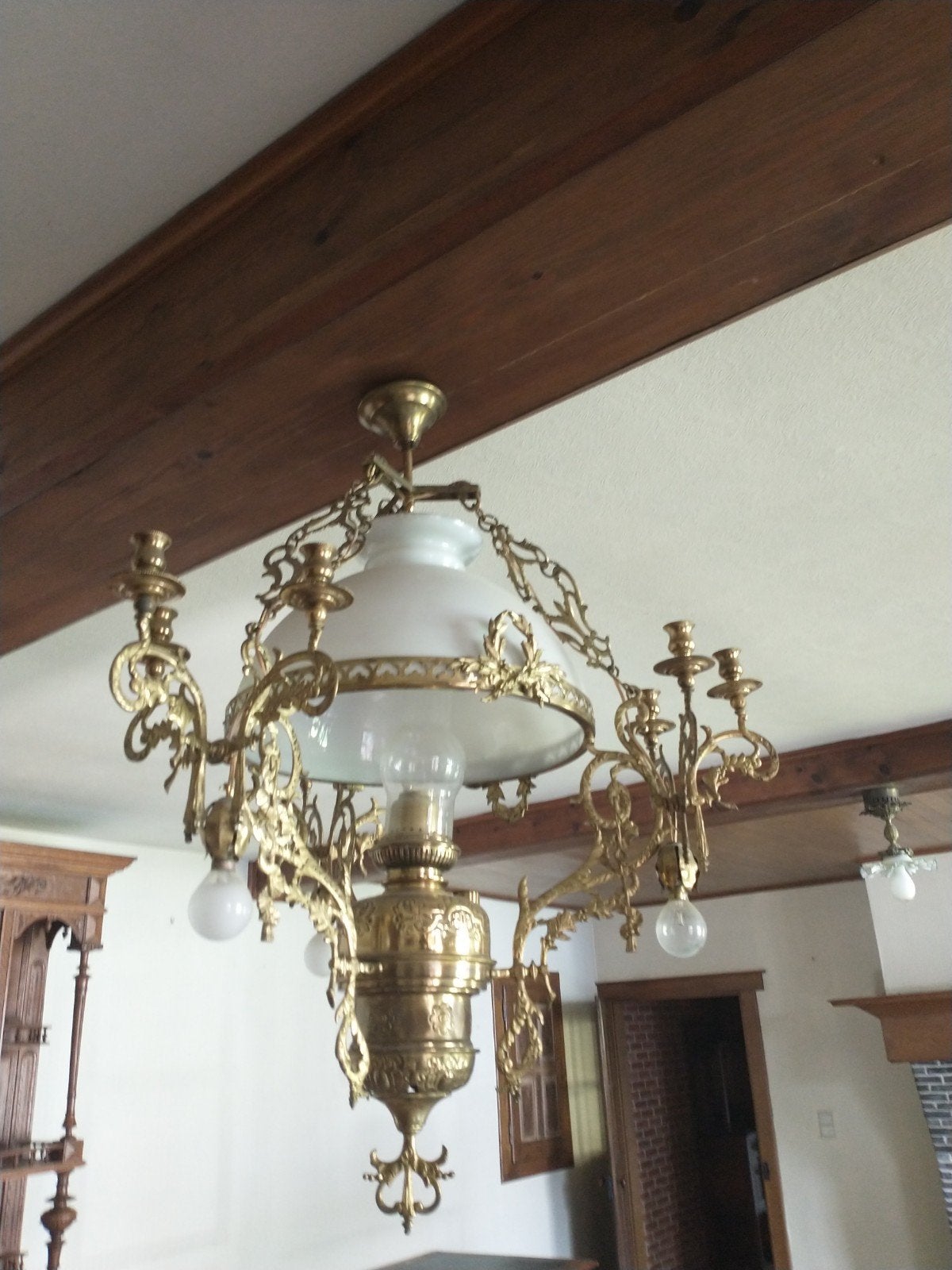 Lampe Belge, Antiquités & Art, Antiquités | Éclairage, Enlèvement