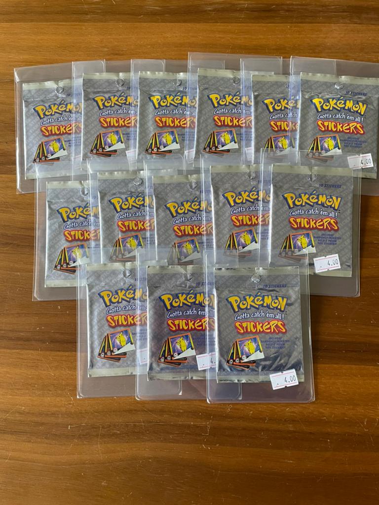 Pokemon sealed artbox sticker pakjes, Ophalen of Verzenden, Zo goed als nieuw