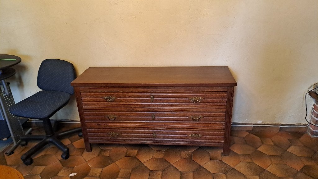meuble bas 3 tiroirs, Maison & Meubles, 3 ou 4 tiroirs, 25 à 50 cm, 100 à 150 cm, Enlèvement
