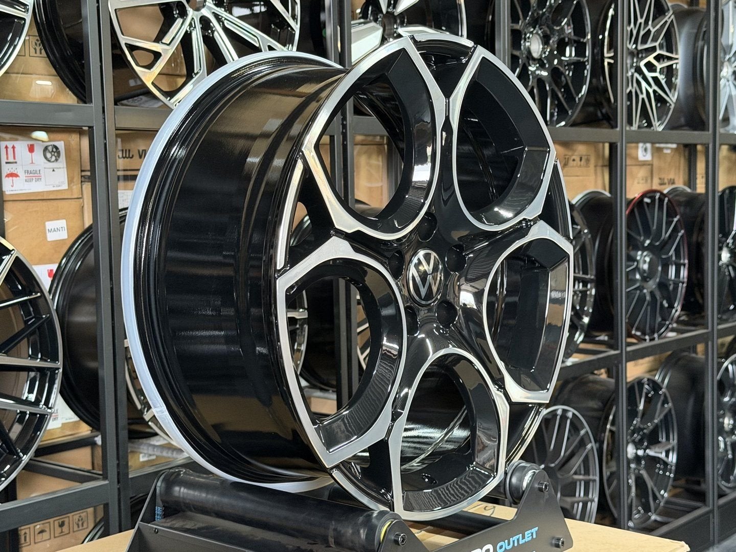 19'' Volkswagen QUEENSTOWN velgen 5X112 Golf 7 8 8.5 T-ROC, Neuf, -, -, Jante(s)