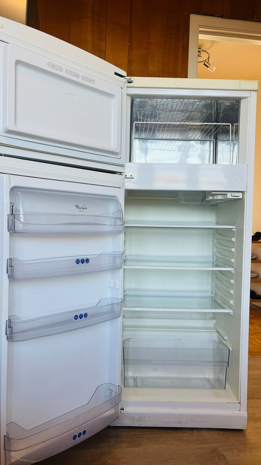 Réfrigérateur Whirlpool avec congélateur – 120 €, Enlèvement, Utilisé, Avec congélateur séparé