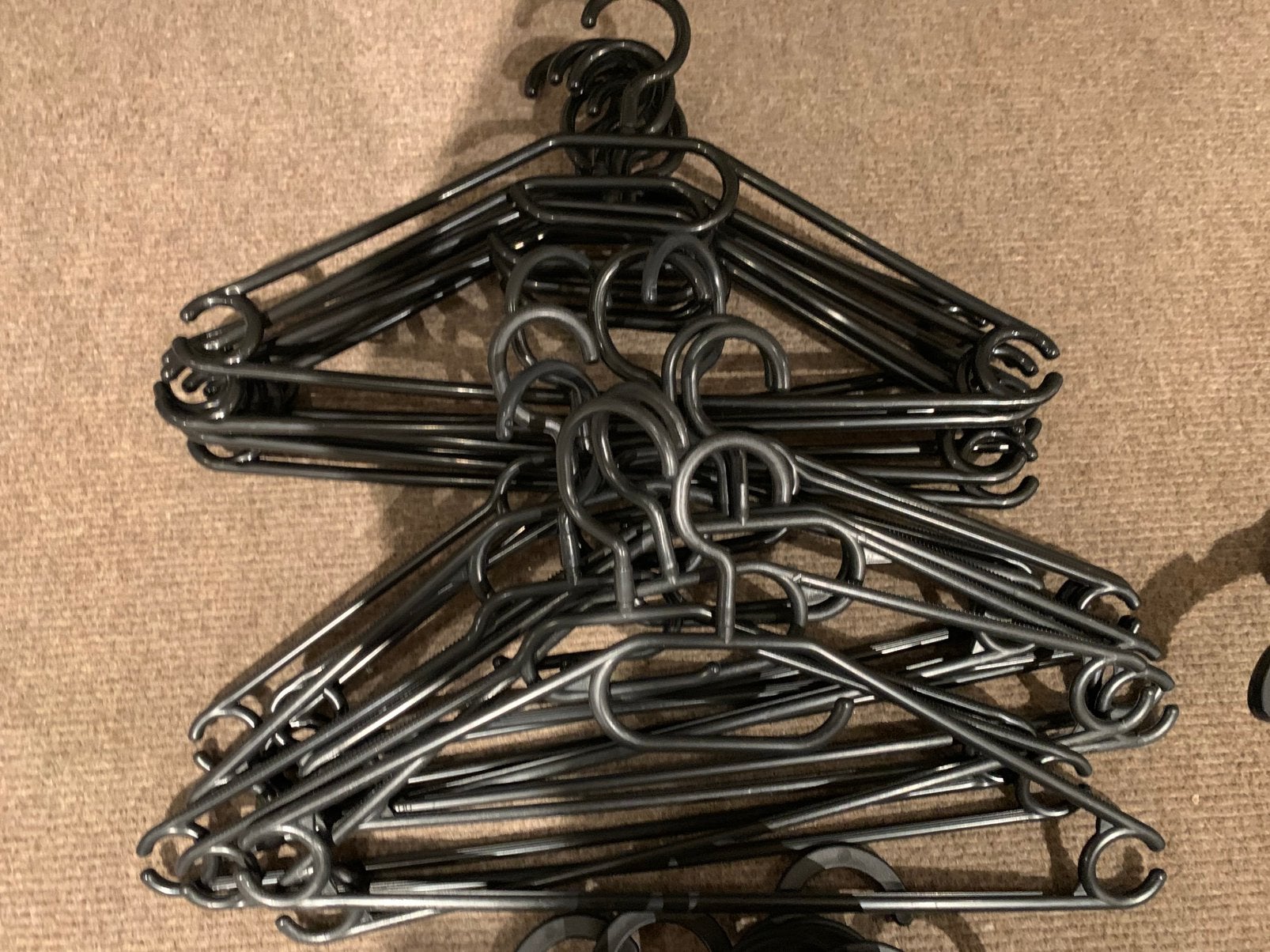 Kleerhangers 60 stuks verschillend, Ophalen, Zo goed als nieuw