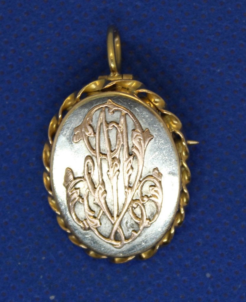 Pendentif/broche en argent doré, Bijoux, Sacs & Beauté, Broches, Enlèvement ou Envoi, Utilisé, Or, Or