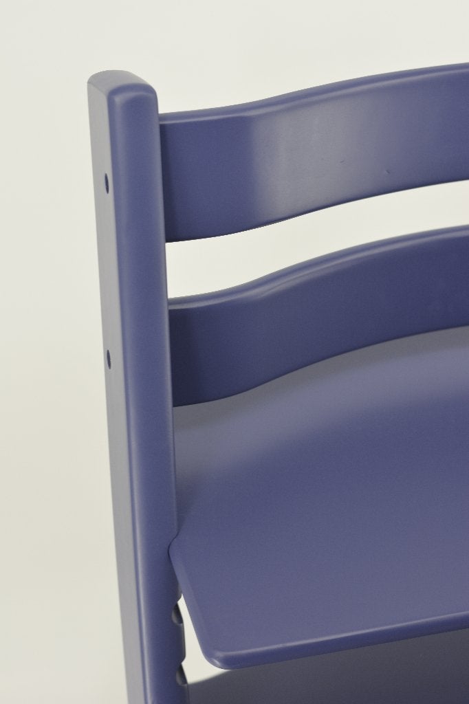 Stokke Tripp Trapp Dark Blue – trip trap stoel, Kinderen en Baby's, Verzenden, Gebruikt, Meegroeistoel, Aanschuifbaar