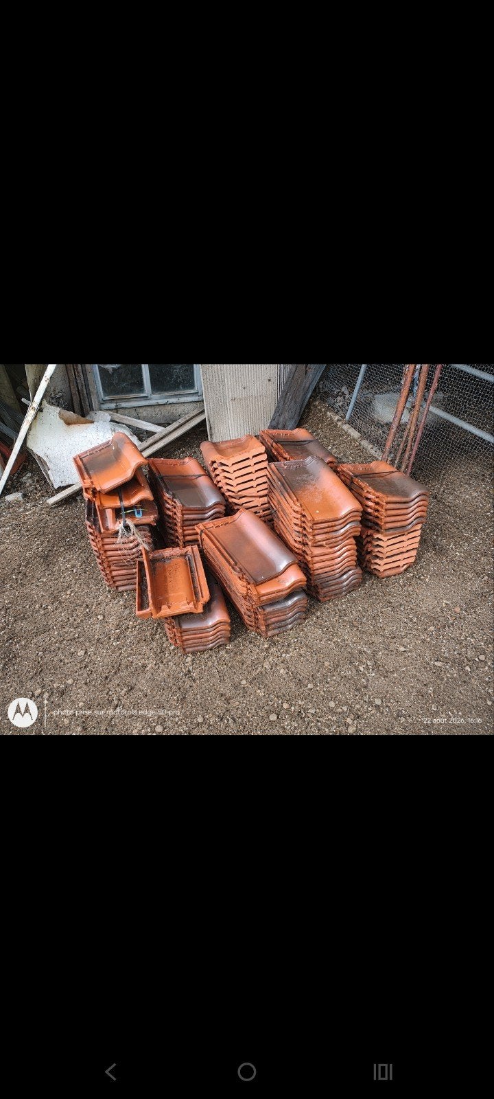 tuiles surplus de mon toit, Enlèvement, Neuf, Tuiles