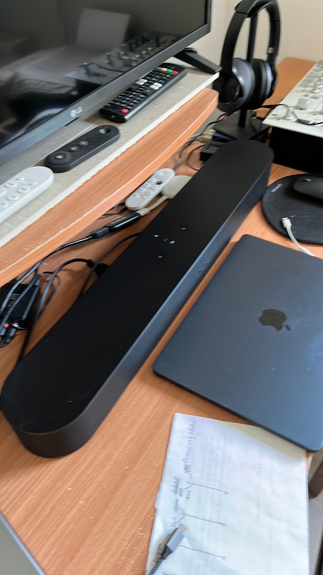 Sonos beam. 2de gen. Zwart, Ophalen, Bluetooth, Gebruikt