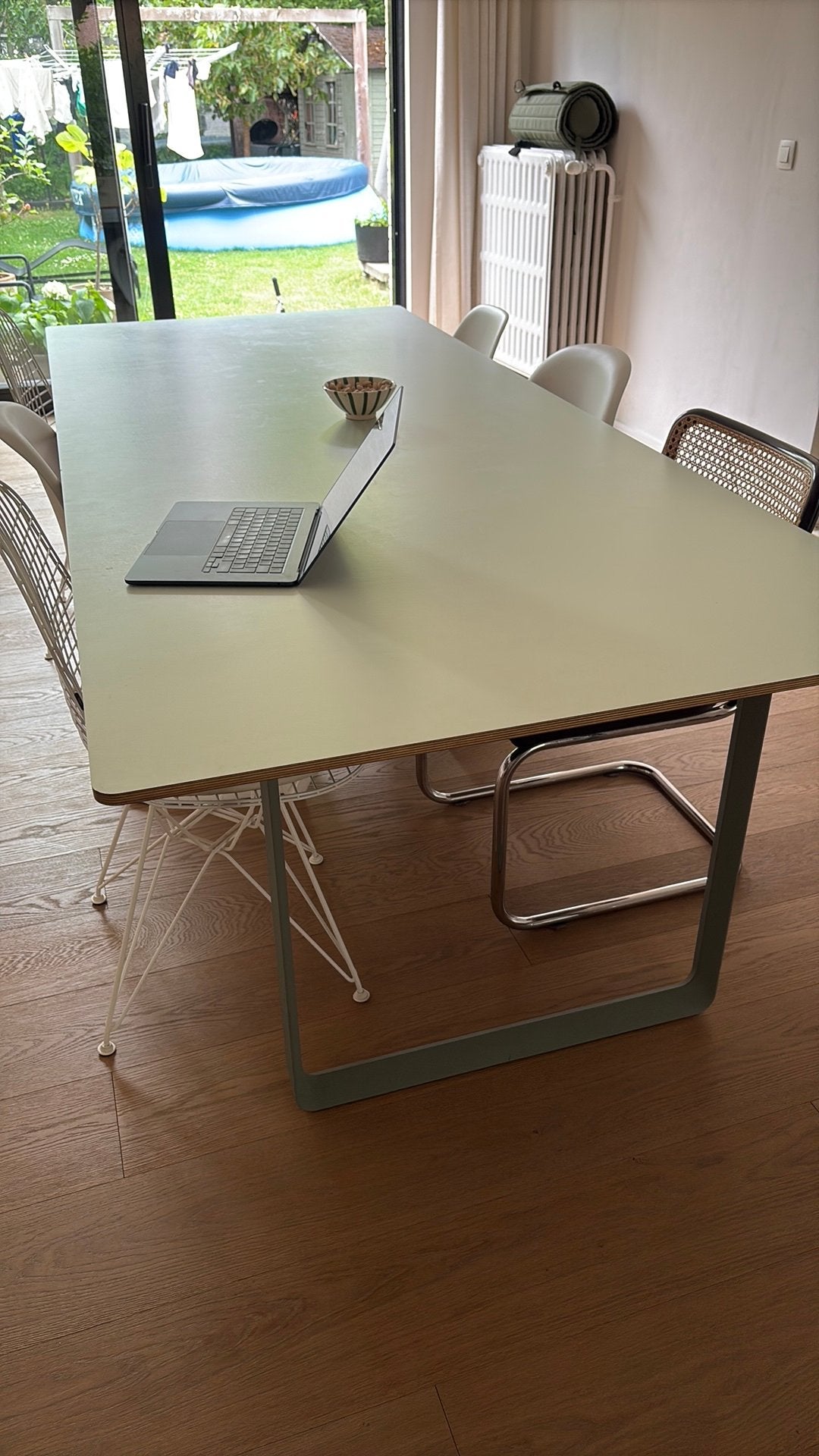Eettafel Muuto 70/70, 100 à 150 cm, Enlèvement, Utilisé, Rectangulaire