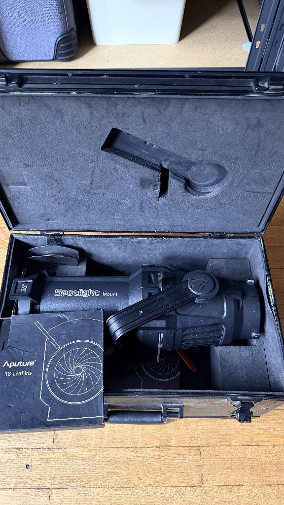 Aputure Spotlight Mount 36 + Iris (Vente Seule), TV, Hi-fi & Vidéo, Photo | Studio photo & Accessoires, Enlèvement, Comme neuf