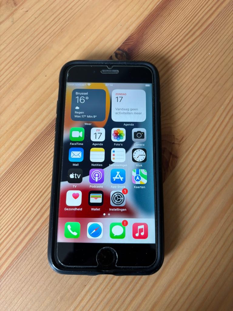 Iphone 7, Ophalen, Gebruikt, Zwart, 32 GB