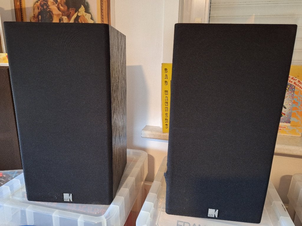 2 x KEF C 55 LUIDSPREKER BOXEN /KLANKKASTEN .., TV, Hi-fi & Vidéo, Enlèvement ou Envoi, 60 à 120 watts, Utilisé, Enceintes stéréo