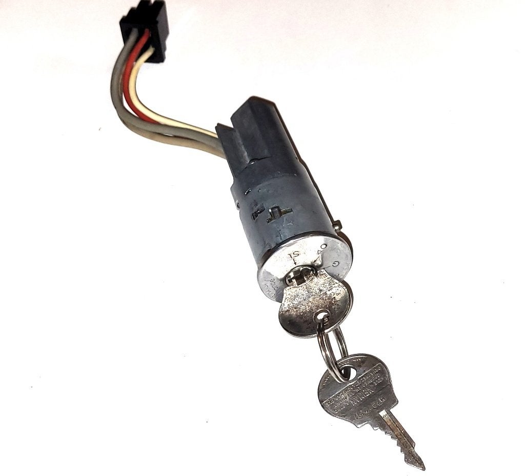 contactslot Peugeot 404 deuren onderdelen kleine items logo, Ophalen of Verzenden, Gebruikt