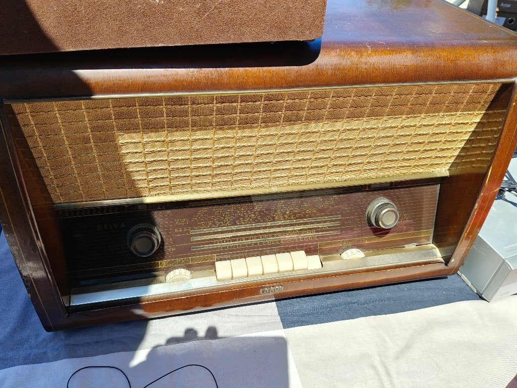 Radio vintage werkend, Antiquités & Art, Curiosités & Brocante, Enlèvement
