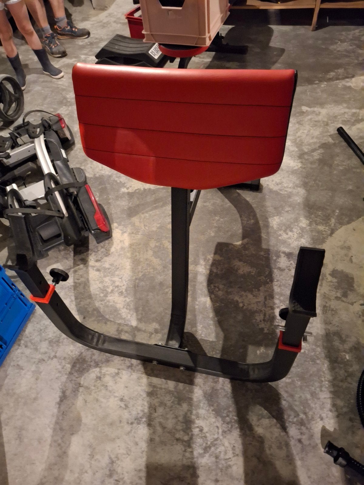 Bankje bicepcurls, Sport en Fitness, Ophalen, Zo goed als nieuw, Armen, Fitnessbank