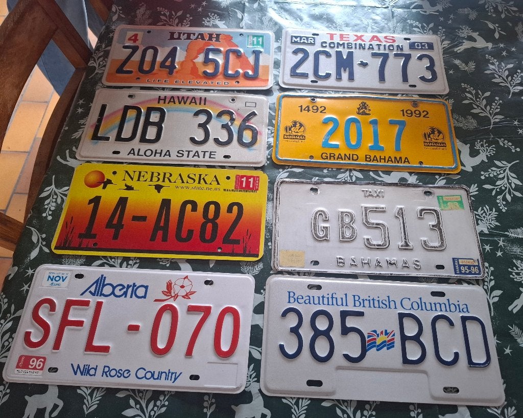 Lot Nummerplaten 40 stuks, Ophalen, Gebruikt, Auto's