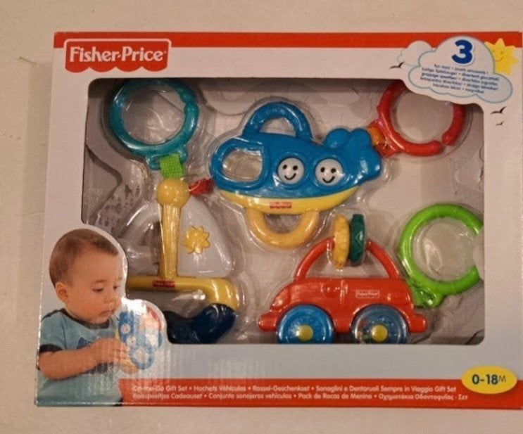Mattel Fisher-Price cadeauset, Ophalen, Zo goed als nieuw, Rammelaar