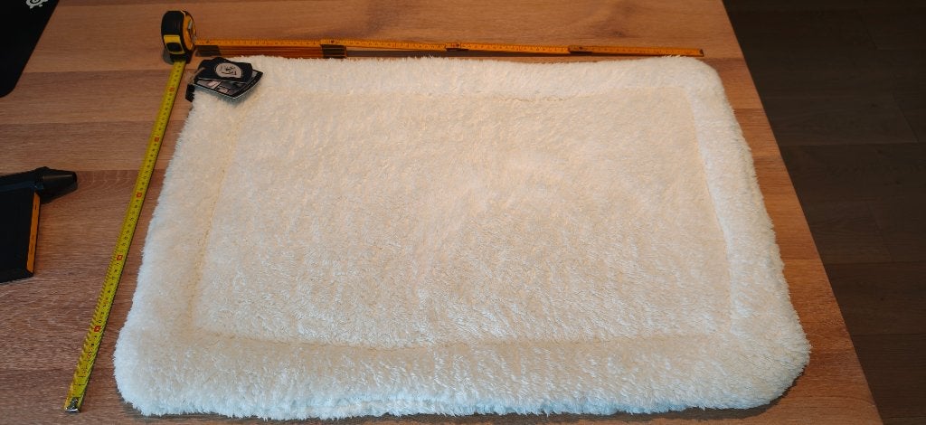 Nieuw Designed by Lotte Ligra benchkussen, crème, Dieren en Toebehoren, Hondenmanden, Ophalen, Nieuw