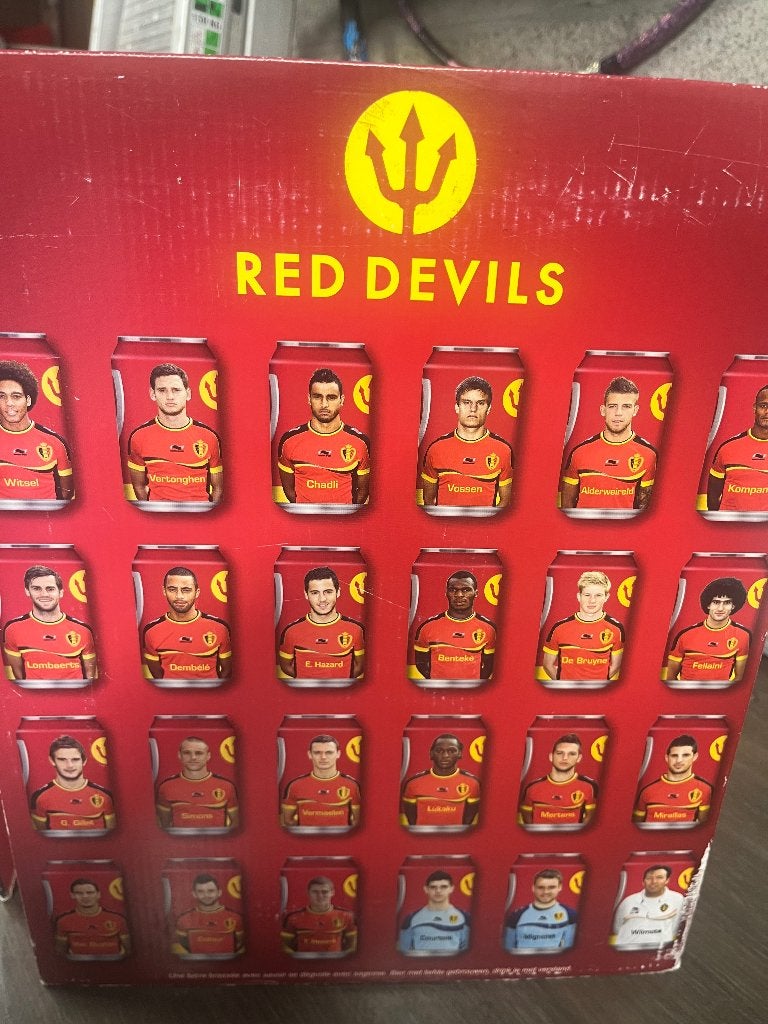 Bierblikjes van Belgisch voetbalteam, Verzamelen, Biermerken, Ophalen, Nieuw, Jupiler